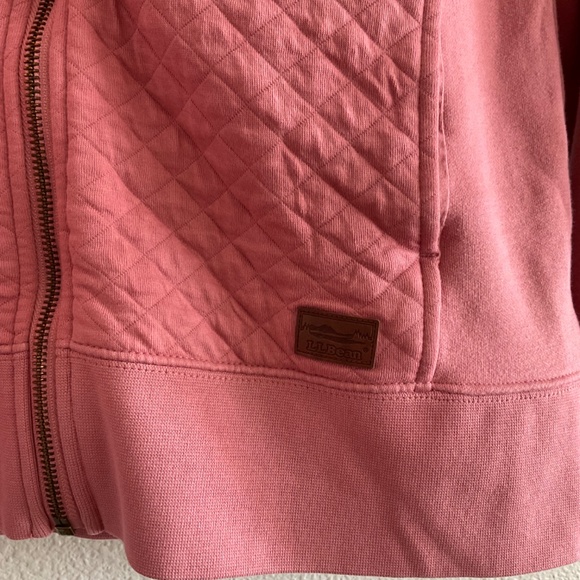 L.L. Bean Women's Quilted Full-Zip Sweatshirt - Picture 4 of 11